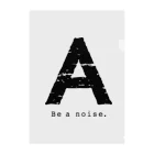 noisie_jpの【A】イニシャル × Be a noise. Clear File Folder