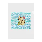 まるろう商店のみなものまるろう君とシーサー Clear File Folder