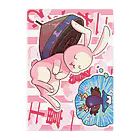 あーとイラスト工房の一富士二鷹三茄子 Clear File Folder