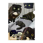 うなぎのおやどのうなぴ大集合（グレー） Clear File Folder