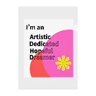 発達でこぼこショップのADHD「Artistic Dedicated Hopeful Dreamer」 - あなたの個性を大切にするアイテム Clear File Folder