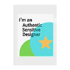 発達でこぼこショップのASD「Authentic Sensitive Designer」 - あなたの独自の感性を尊重するアイテム Clear File Folder