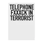 ｵｻｹﾉﾐﾀｲ｡のTELEPHONE FXXXCK’IN TERRORIST WHITE Clear File Folder