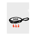 スタローンショップの料理LOVE Clear File Folder