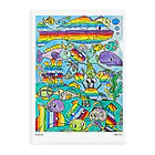 FUCHU SAKURA GARDENのげんきアート展　柴田将人　虹色の魚 Clear File Folder