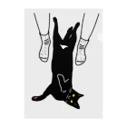 小鳥と映画館のキャット トラップ 靴下に猫柄入りバージョン Clear File Folder