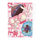 あーとイラスト工房の一富士二鷹三茄子 Clear File Folder