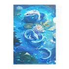 蛇印-JAIN-の財運アップ蛇グッズ🐍 Clear File Folder