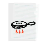 スタローンショップの料理LOVE Clear File Folder