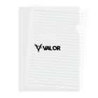 𝗩.とりがー　#平均いいね20のvalor Clear File Folder