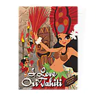 FOXY COLORSのOri Tahiti タヒチアンダンス Clear File Folder