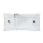 #FFFFFFの逆三角形ロゴマーク Clear Multipurpose Case