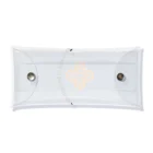 『Nothing Is Real』-- IN SUZURIの吾唯足知h.t.ショルダーアーチ橙・黒英語 Clear Multipurpose Case