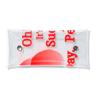 『Nothing Is Real』-- IN SUZURIのOh! It's Such A Perfectday.（赤） Clear Multipurpose Case