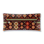 IZANAMI by Akane Yabushitaのコーカサス絨毯・ストライプ（ウォルナッツ） Clear Multipurpose Case