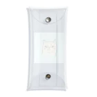 日常のふてくされたネコくん(水色) Clear Multipurpose Case