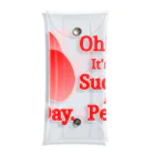 『Nothing Is Real』-- IN SUZURIのOh! It's Such A Perfectday.（赤） Clear Multipurpose Case