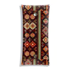 IZANAMI by Akane Yabushitaのコーカサス絨毯・ストライプ（ウォルナッツ） Clear Multipurpose Case