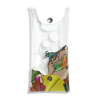 ハウスキーパー応援団のホスピ神ワンリキさんの秘密道具入れ Clear Multipurpose Case