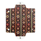 IZANAMI by Akane Yabushitaのコーカサス絨毯・ストライプ（ウォルナッツ） Clear Multipurpose Case