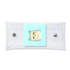 日常のふてくされたネコくん(水色) Clear Multipurpose Case