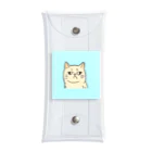 日常のふてくされたネコくん(水色) Clear Multipurpose Case