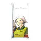 ハウスキーパー応援団のホスピ神ワンリキさんの秘密道具入れ Clear Multipurpose Case