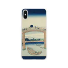 SONOTENI-ARTの003-014　葛飾北斎　『富嶽三十六景　深川万年橋下』　クリア　スマホケース　iPhone XS/X専用デザイン　CC2 Clear Smartphone Case