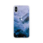 余白/yohakuのArtwork#2 洞窟 Clear Smartphone Case