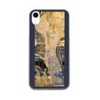 SONOTENI-ARTの001-006　グスタフ・クリムト　『水蛇Ⅰ』　クリア　スマホケース　iPhone XR専用デザイン　CC3 Clear Smartphone Case