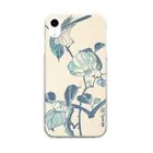 SONOTENI-ARTの024-003　歌川広重　『椿と鳥』　クリア　スマホケース　iPhone XR専用デザイン　CC3 Clear Smartphone Case