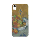 SONOTENI-ARTの017-008　ポール・セザンヌ　『リンゴのプレート』　クリア　スマホケース　iPhone XR専用デザイン　CC3 Clear Smartphone Case