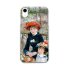 SONOTENI-ARTの016-005　ルノワール　『二人の姉妹（テラスにて）』　クリア　スマホケース　iPhone XR専用デザイン　CC3 Clear Smartphone Case