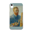 SONOTENI-ARTの005-020　ゴッホ　『画家としての自画像』　クリア　スマホケース　iPhone XR専用デザイン　CC3 Clear Smartphone Case