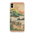 SONOTENI-ARTの003-012　葛飾北斎　『百人一首　乳母かゑとき　猿丸太夫』　クリア　スマホケース　iPhone XSMax専用デザイン　CC7 Clear Smartphone Case