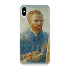 SONOTENI-ARTの005-020　ゴッホ　『画家としての自画像』　クリア　スマホケース　iPhone XSMax専用デザイン　CC7 Clear Smartphone Case