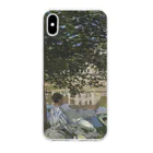 SONOTENI-ARTの004-019　クロード・モネ　『セーヌ河岸、ベンヌクール』　クリア　スマホケース　iPhone XSMax専用デザイン　CC7 Clear Smartphone Case