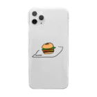 quartetのQuartet 　hamburger Clear Smartphone Case