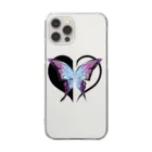 だが屋のマリるし風iPhone case clear .ver Clear Smartphone Case