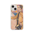 SONOTENI-ARTの025-001　ポール・シニャック　『フェリックス・フェネオンの肖像』　クリア　スマホケース　iPhone 13mini/12mini/11Pro専用デザイン　CC4 Clear Smartphone Case