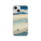 SONOTENI-ARTの003-006　葛飾北斎　『富嶽三十六景　武州玉川』　クリア　スマホケース　iPhone 13mini/12mini/11Pro専用デザイン　CC4 Clear Smartphone Case
