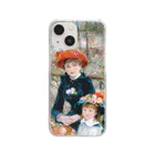 SONOTENI-ARTの016-005　ルノワール　『二人の姉妹（テラスにて）』　クリア　スマホケース　iPhone 13mini/12mini/11Pro専用デザイン　CC4 Clear Smartphone Case