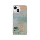 SONOTENI-ARTの004-004　クロード・モネ　『印象・日の出』　クリア　スマホケース　iPhone 13mini/12mini/11Pro専用デザイン　CC4 Clear Smartphone Case