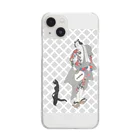 keeeeeep smilingのoutfit of the day / 毎日がタキシード🐱 Clear Smartphone Case