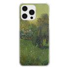 SONOTENI-ARTの005-021　ゴッホ　『詩人の庭』　クリア　スマホケース　iPhone 14ProMax/14Plus/13ProMax/12ProMax/11ProMax専用デザイン　CC5-2 Clear Smartphone Case