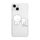 fluffy.dogのもふもふ Clear Smartphone Case