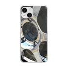p019472のジムニータイヤホイールデザイン Clear Smartphone Case