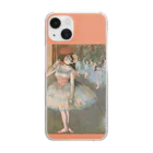 SONOTENI-ARTの007-002　エドガー・ドガ　『踊りの花形1897-81』　クリア　スマホケース　iPhone 14/14Pro/13/13Pro/12/12Pro/11専用デザイン　CC5-1 Clear Smartphone Case