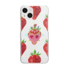 矢沢來望のイチゴ Clear Smartphone Case
