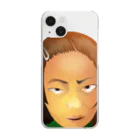 『Nothing Is Real』-- IN SUZURIのピアノ、買ってよ。h.t.（黒文字） Clear Smartphone Case